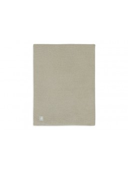 Manta tricot verde oliva...