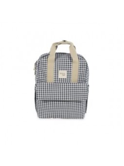 Mochila I love vichy negro