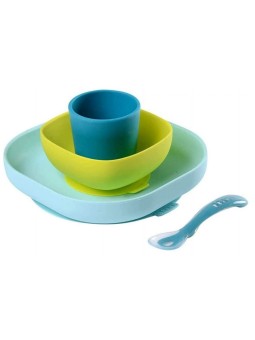 Vajilla de 4 piezas azul...