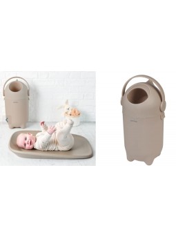 Papelera Dropy Taupe